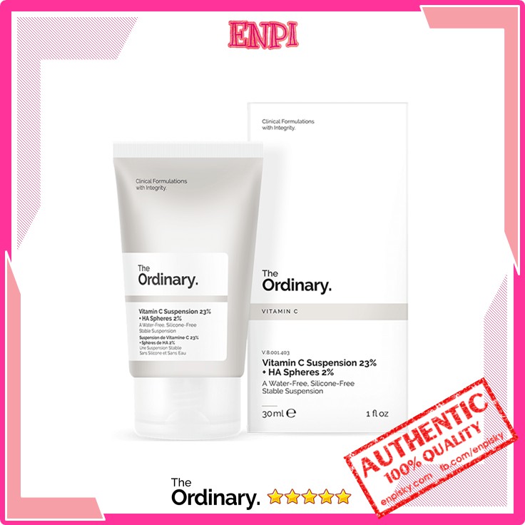 Dưỡng sáng da Vitamin C Suspension 23% + HA Spheres 2% - The Ordinary | BigBuy360 - bigbuy360.vn