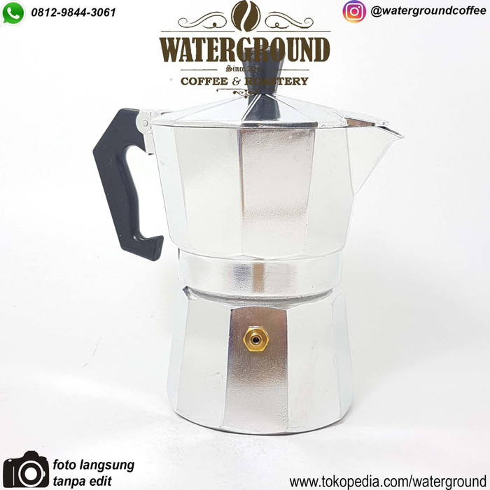 BIALETTI Bộ Nồi Nấu Ăn 3 Cốc 87ijy7ttu Crema Moka T6Tdsr59