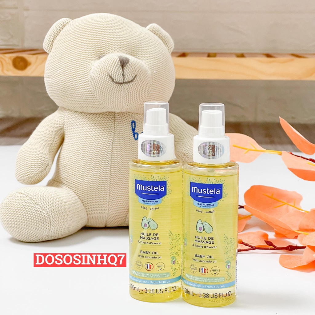 Dầu Massage Mustela Cho Trẻ Sơ Sinh &amp; Em Bé 100ml