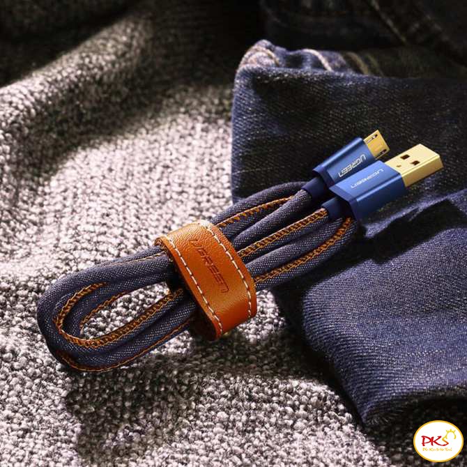 Dây Cáp sạc chuẩn Micro USB Hopuaeon dây dù có viền dành cho điện thoại samsung, oppo,...