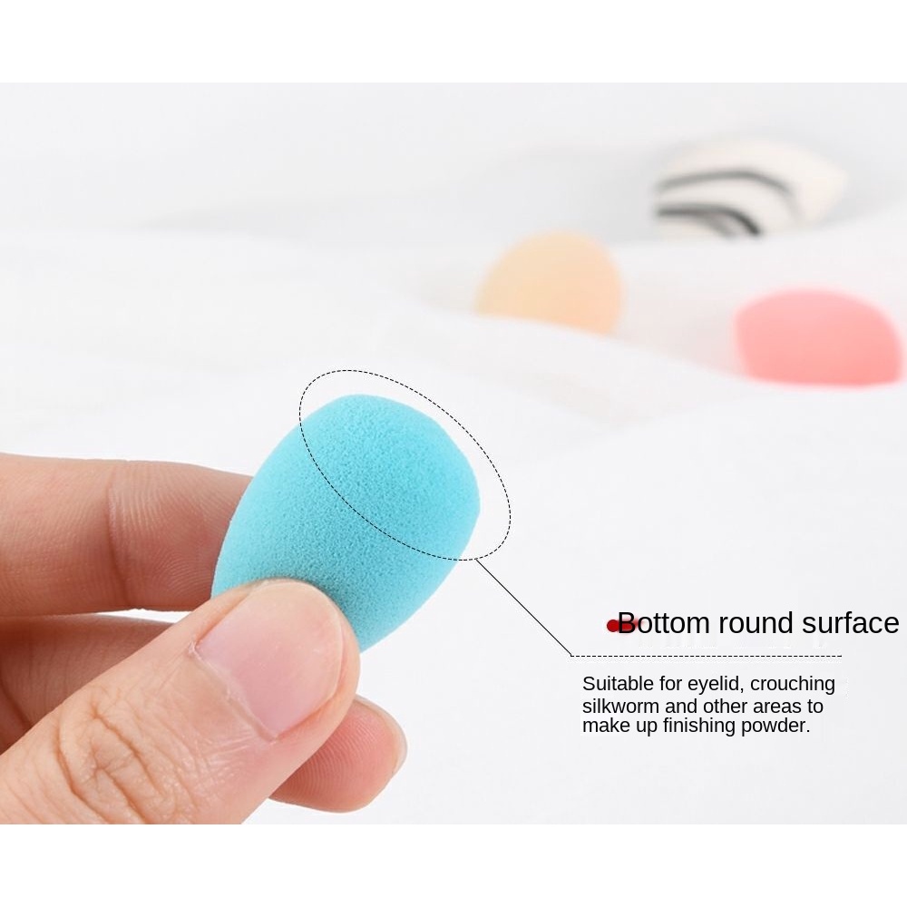 [Hàng mới về] Mút Trang Điểm Mini Hình Quả Trứng Có Thể Sử Dụng Khô Và Ướt Màu Sắc Ngẫu Nhiên