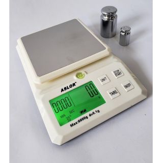 CÂN ĐIỆN TỬ NHÀ BẾP ASLOR 6kg-0,1g MINI- B.311
