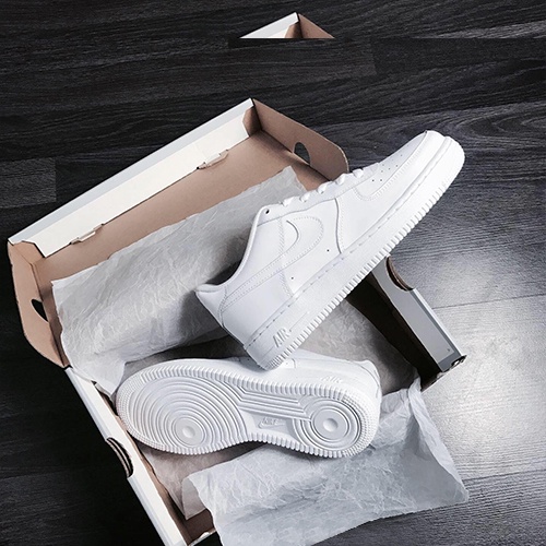 Giày_Nike Trắng Nam Nữ, Giày_NIKE AIR FORCE 1 AF1 Trắng Thời Trang Full Box Bill | BigBuy360 - bigbuy360.vn