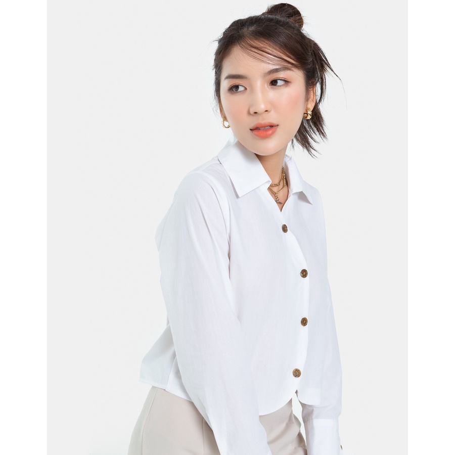 Áo Kiểu Dài Tai JUNO Vạt Tròn JNASM007