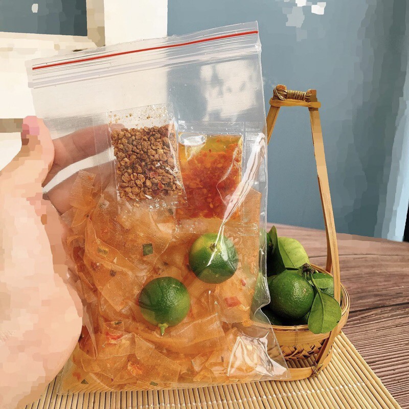 Bánh tráng DẺO SỢI SA TẾ MUỐI TẮC - Bánh tráng Mạnh Hùng