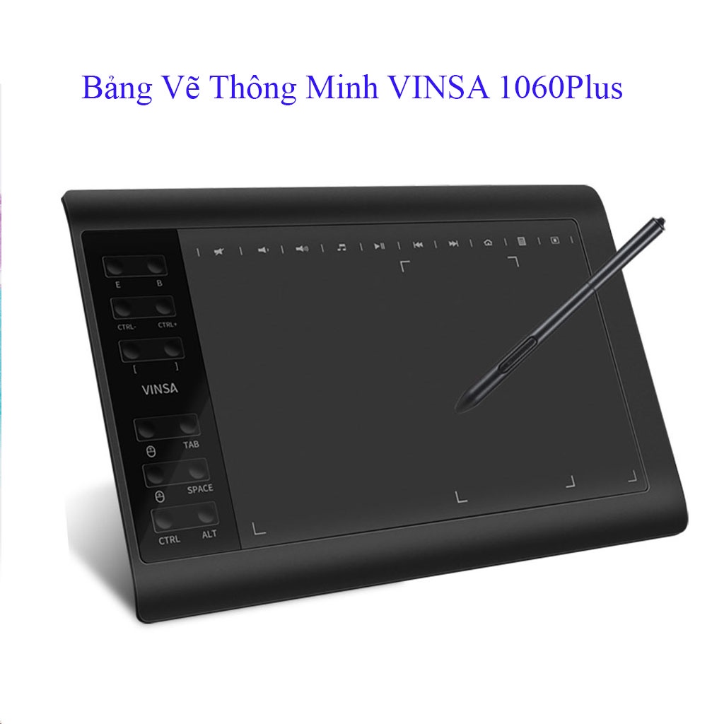 Bảng Vẽ Điện Điện Tử Vinsa 1060plus Với Thiết Kế Sang Trọng Màn Hình Lớn Khiến Việc Học Và Vẽ Trở Lên Dễ Dàng