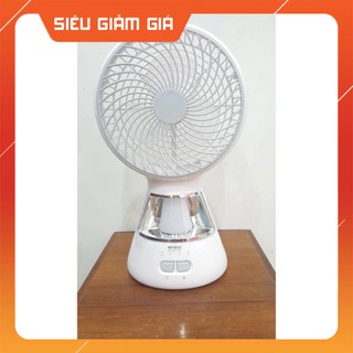 Quạt tích điện có đèn cao cấp km f0296
