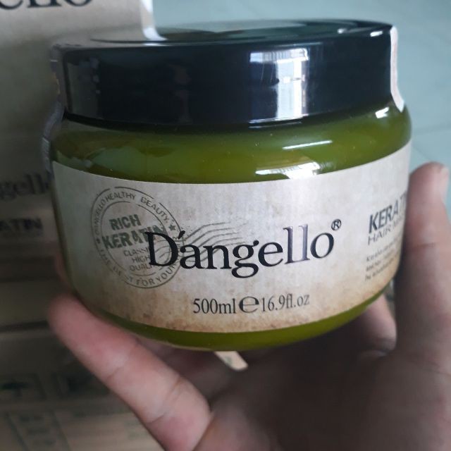 Hấp phục hồi hư tổn cho tóc khô sơ Dangello Keratin Mask 500ml