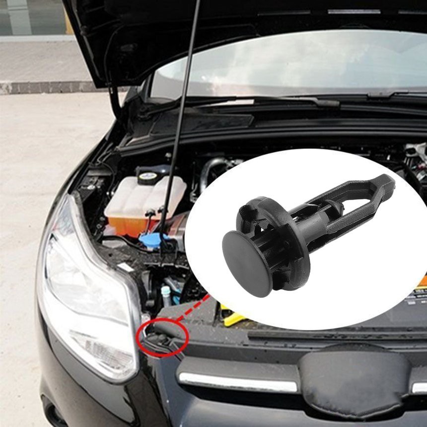 Set 30 đinh tán nhựa 9mm màu đen cho xe hơi xe hơi Toyota Newest - Kẹp nhựa , chốt vít nở cho ô tô