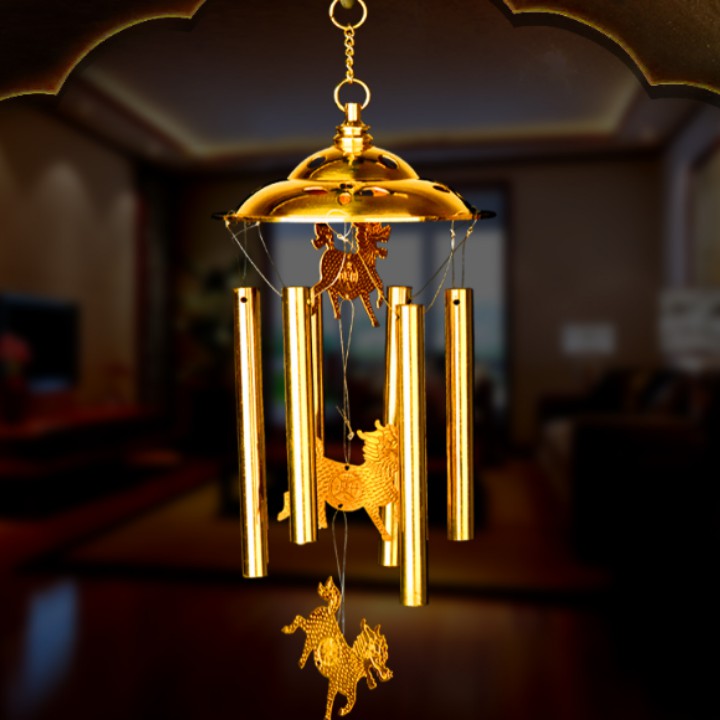 Chuông gió phong thủy bằng đồng 5.3cm