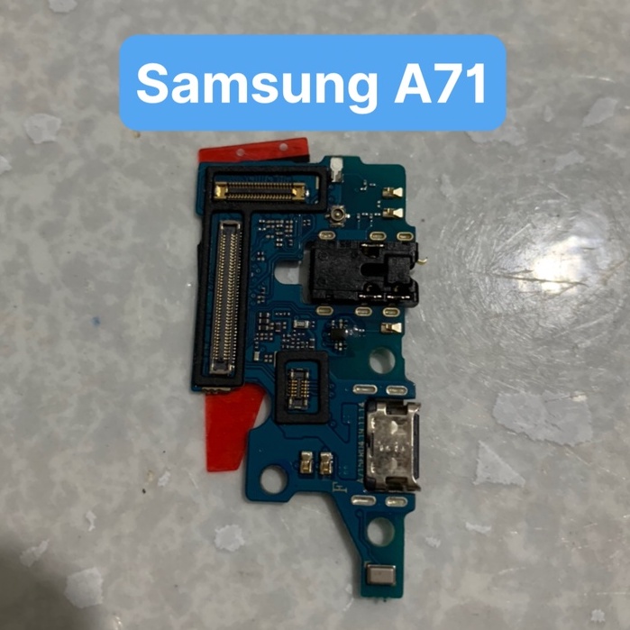 Cụm đuôi sạc, bo sạc, chân sạc, micro Samsung A71 zin hãng