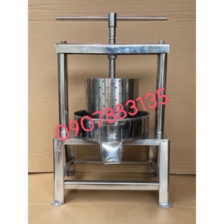 Máy ép nước cốt dừa, tóp mỡ đa năng inox bằng tay size lớn