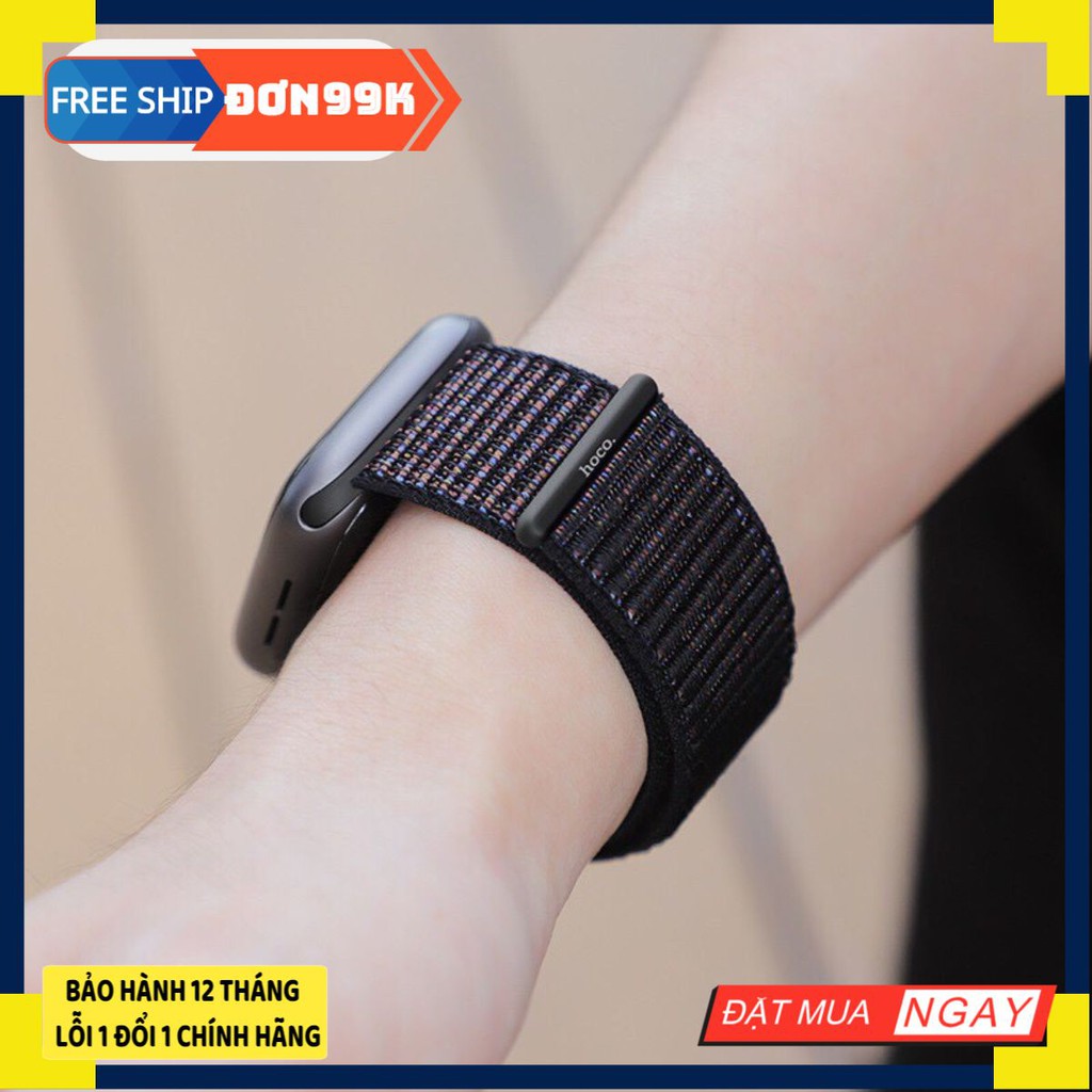 Dây đồng hồ  Nylon cao cấp cho Apple Watch  series 4/3/2/1 -Hoco WB06 Giá rẻ nhất shopee