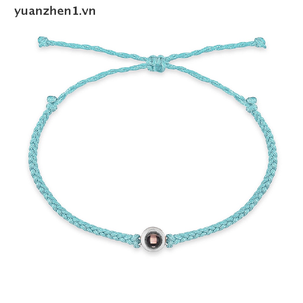 Vòng Đeo Tay Hình Tròn In Ảnh Cá Tính Làm Quà Tặng Kỷ Niệm Cho Cặp Đôi
