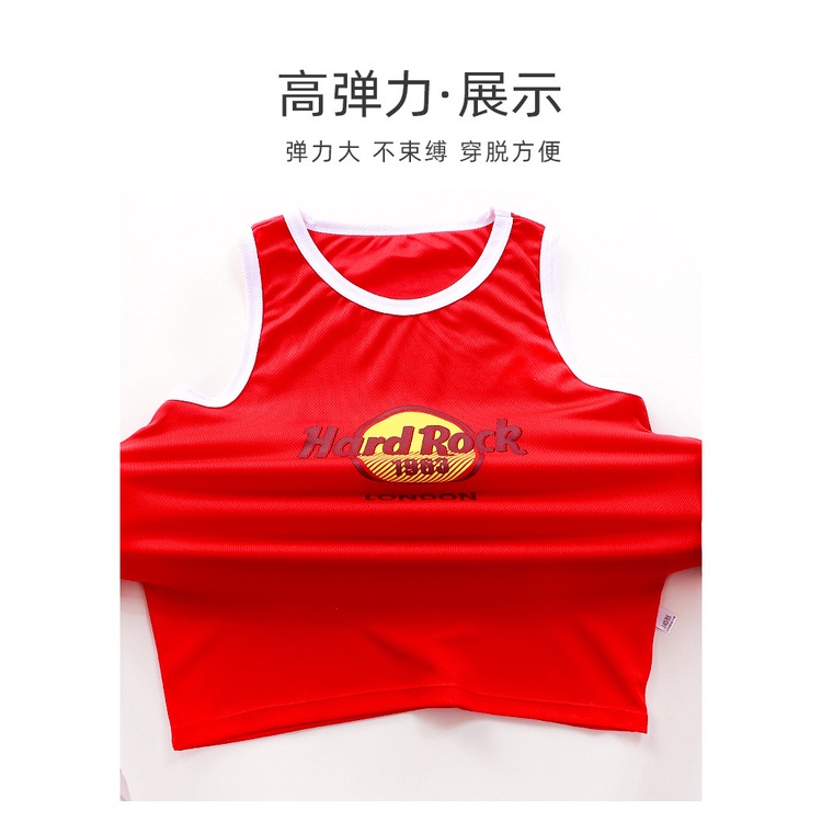 Bộ đồ thể thao bóng rổ không tay thoáng khí nhanh khô năng động cho bé trai và bé gái từ 80-160