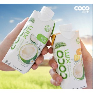 Nước dừa CoCoXim hương vị dừa xiêm xanh/ dứa thơm hộp 330ml