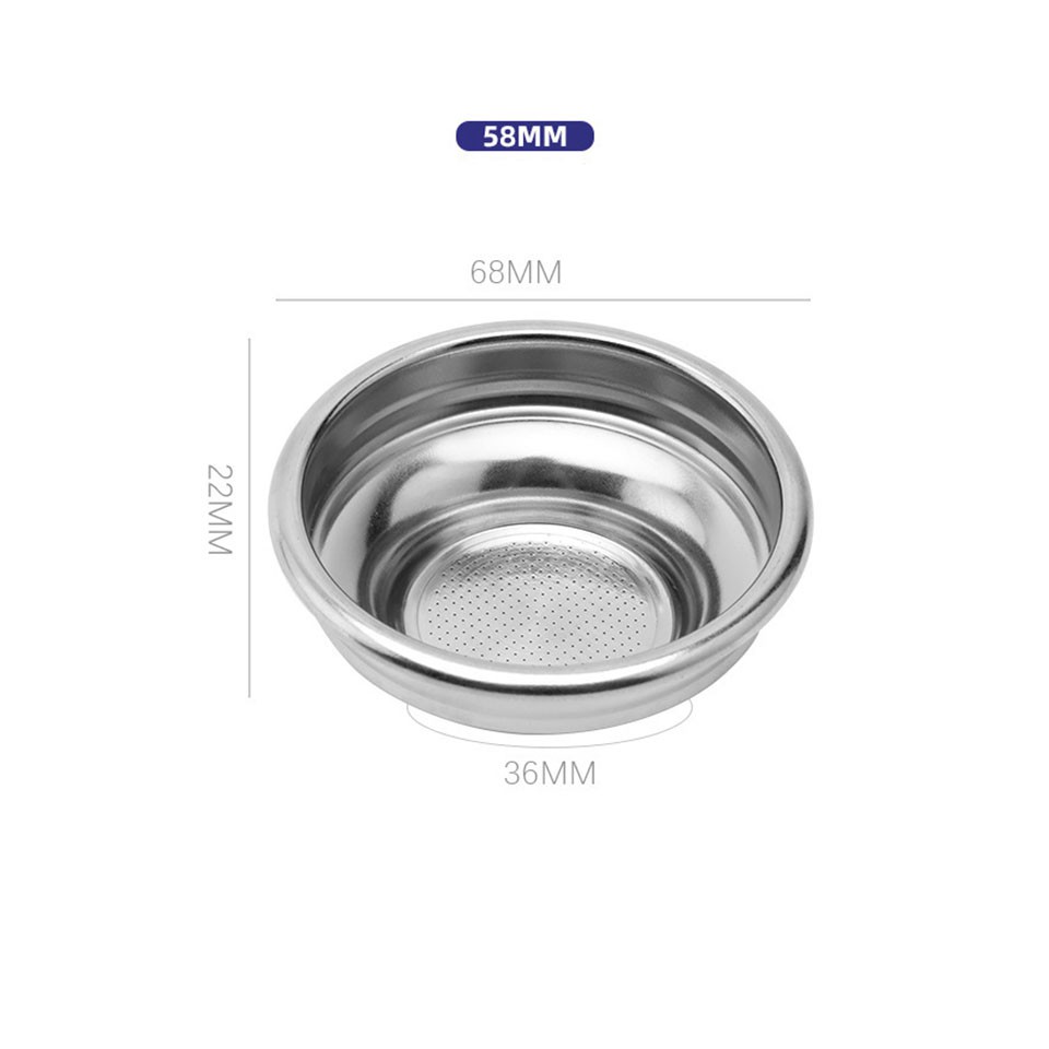 Giỏ lọc đơn 58mm  cho máy pha Espresso chuyên nghiệp