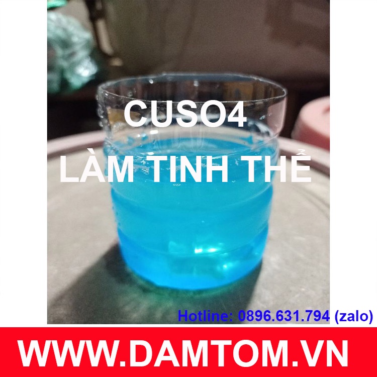 Đồng sunfat CuSo4. 5H2O gói 100g