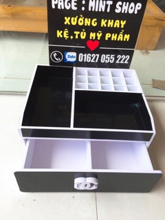 Kệ mỹ phẩm 25cm đen