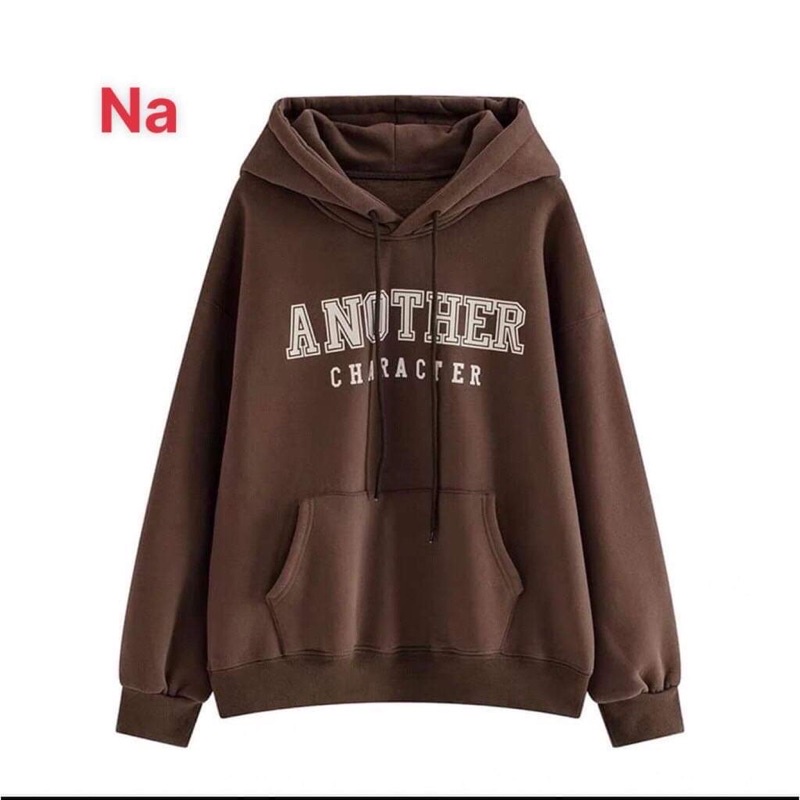Áo hoodie ANOTHER mũ 2 lớp NAA588