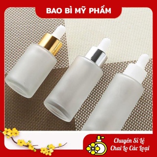 Lọ Chiết Serum ❤ Lọ chiết tinh dầu Thủy tinh mờ đựng serum