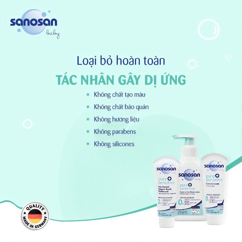 Kem Hăm Dành Cho Da Nhạy Cảm Sanosan