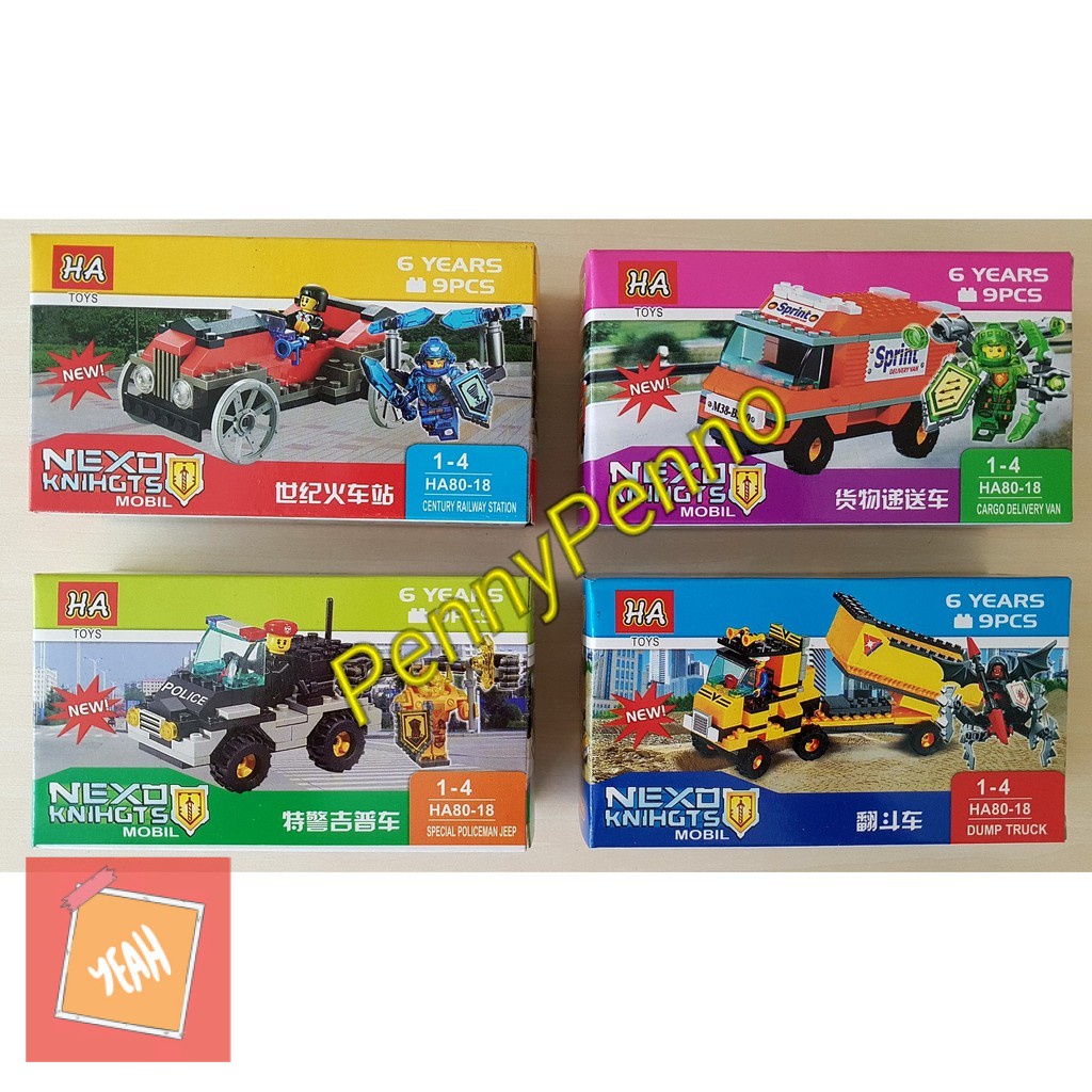 Mô Hình Lego Nhân Vật Trong Phim Hoạt Hình Mobil Nexo Knight Ha