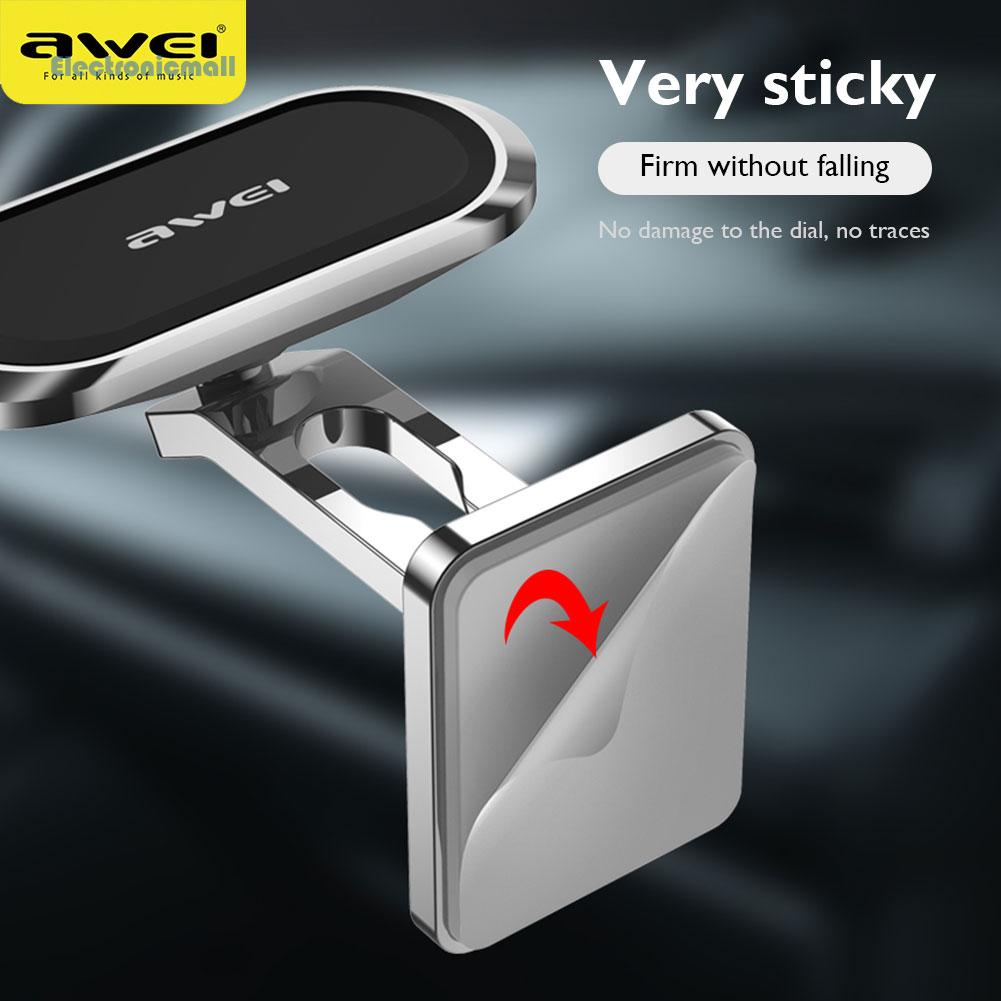 AWEI Giá Đỡ Điện Thoại / Gps Trên Xe Hơi Xoay 360 Độ Tiện Dụng Kèm Phụ Kiện | BigBuy360 - bigbuy360.vn