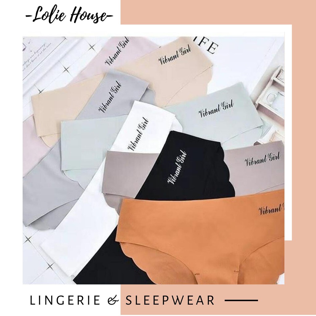 [Mã WASTDEP giảm 5K đơn bất kì] Quần lót nữ su đúc cotton không viền không đường may viền lượn sóng LOLIE HOUSE - QL4 | BigBuy360 - bigbuy360.vn