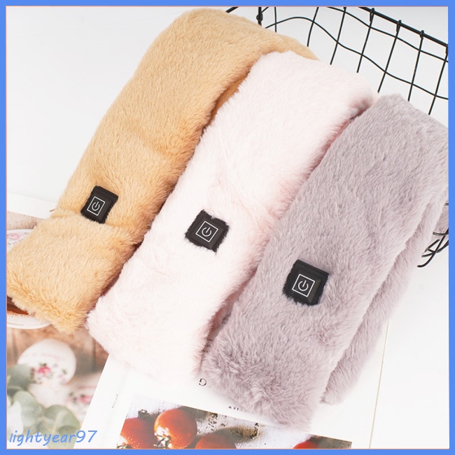 Khăn Choàng Cổ Sưởi Ấm Bằng Điện 3 Mức Độ Điều Khiển Nhiệt Độ Kèm Sạc Usb Tiện Dụng