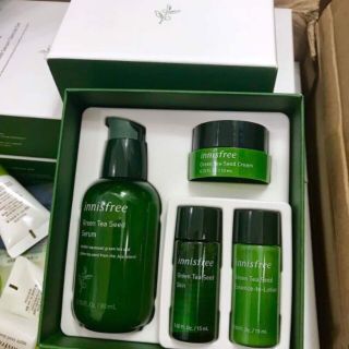 INNISFREE GREEN TEA SEED SERUM SPECIAL SET UPDATE 2019