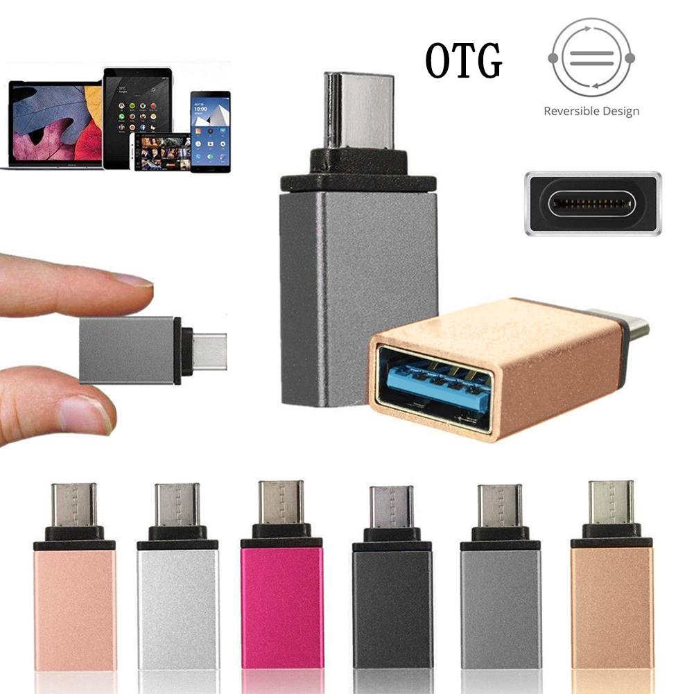 🌈NG USB-C Loại C Nam sang USB 3.0 Nữ OTG Data Sync Adapter cho điện thoại Macbook