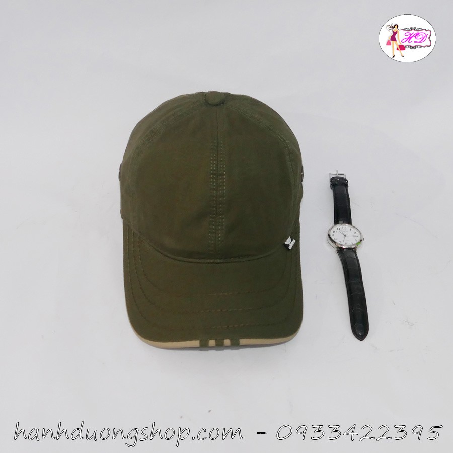 Nón kết nam nữ thời trang cao cấp AD002 - Đen &amp; xám