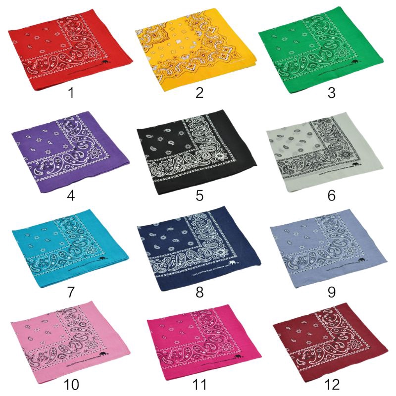 Khăn choàng chất cotton họa tiết hoa kích thước 54x54cm sành điệu
