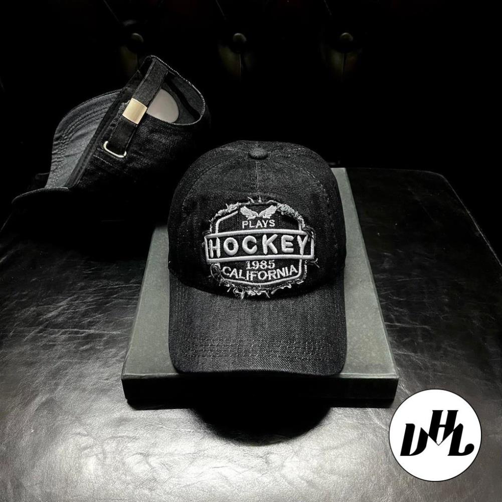 Nón kết, mũ lưỡi trai nam nữ Hockey vải JEAN xịn chuẩn thời trang