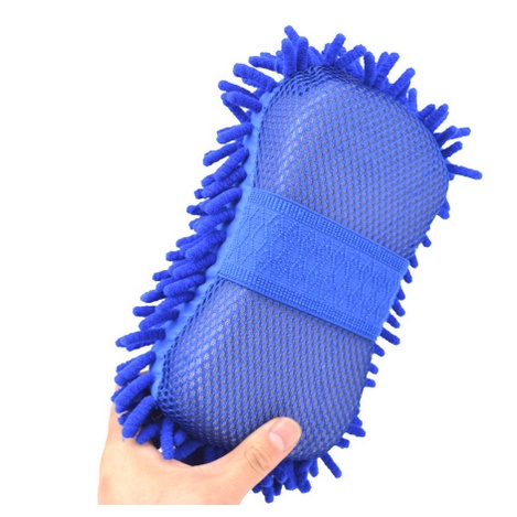 Găng Tay Bọt Biển Rửa Xe 2 Trong 1