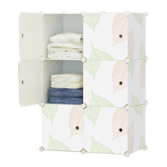 Tủ nhựa ghép 6 ô đa năng đủ ngăn 6 ô tặng thanh treo