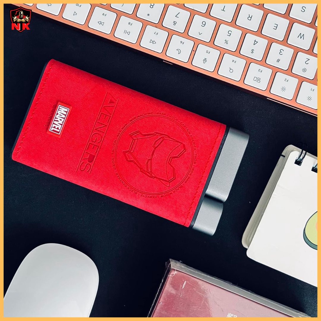 Sạc dự phòng 10000mAh Iron Man MARVEL , pin dự phòng sạc siêu nhanh