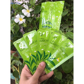 Mặt nạ trà xanh gói lớn có 15 gói nhỏ