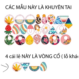 Bông tai gỗ vintage