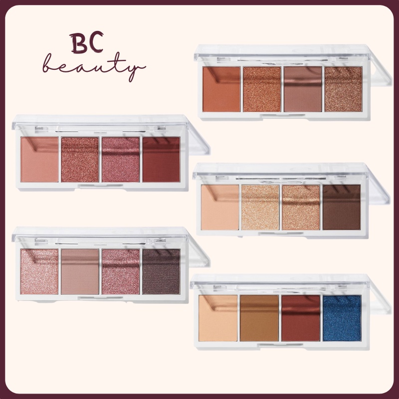 [CAM KẾT CHÍNH HÃNG] Bảng mắt 4 ô bỏ túi tiện lợi ELF Bitesize Eyeshadow Palette phối màu cực dễ