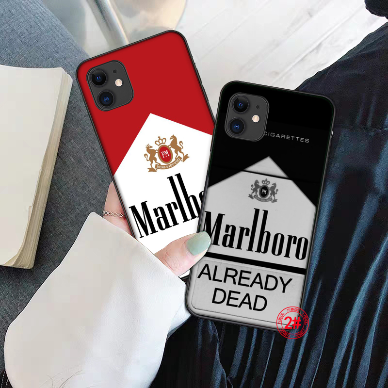 iPhone XS Max XR X 11 Pro 7 8 6 6S Plus 79A marlboro logo Soft Case