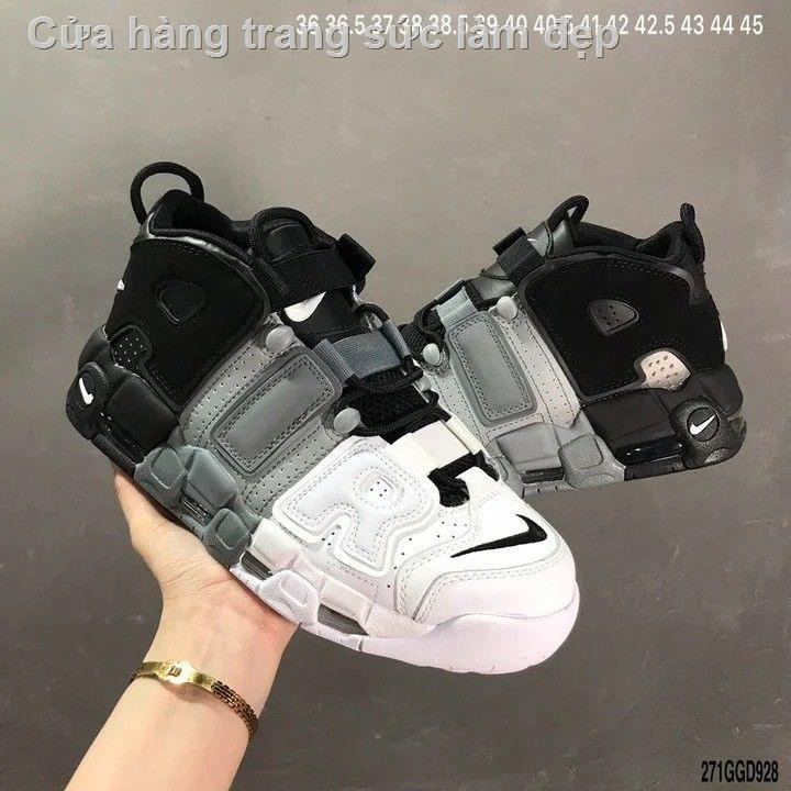 Big AIR Pippen Basketball Shoes Giày nam và nữ Joint Black and White Panda Red Bull Couple chạy thể thao thông thường