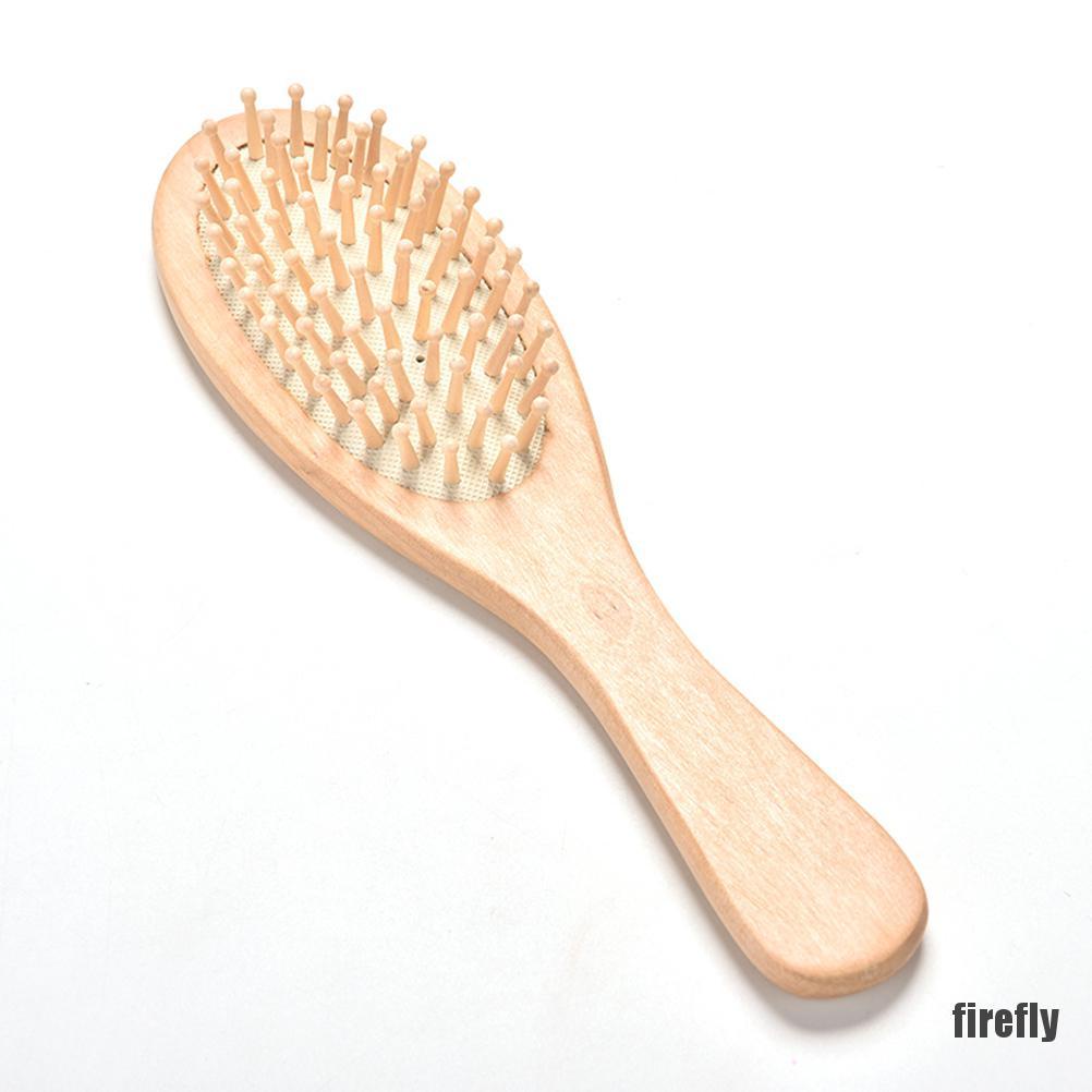 (Hàng Mới Về) Lược Gỗ Mát Xa Da Đầu Cải Thiện Da Đầu