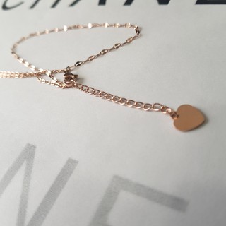 [HÀNG CAO CẤP] Lắc tay mảnh tim Titan không han gỉ ( có kèm 2 ảnh thật)