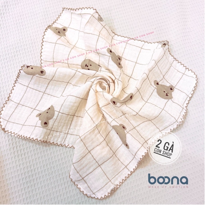 Khăn sữa Boona set 6 chiếc