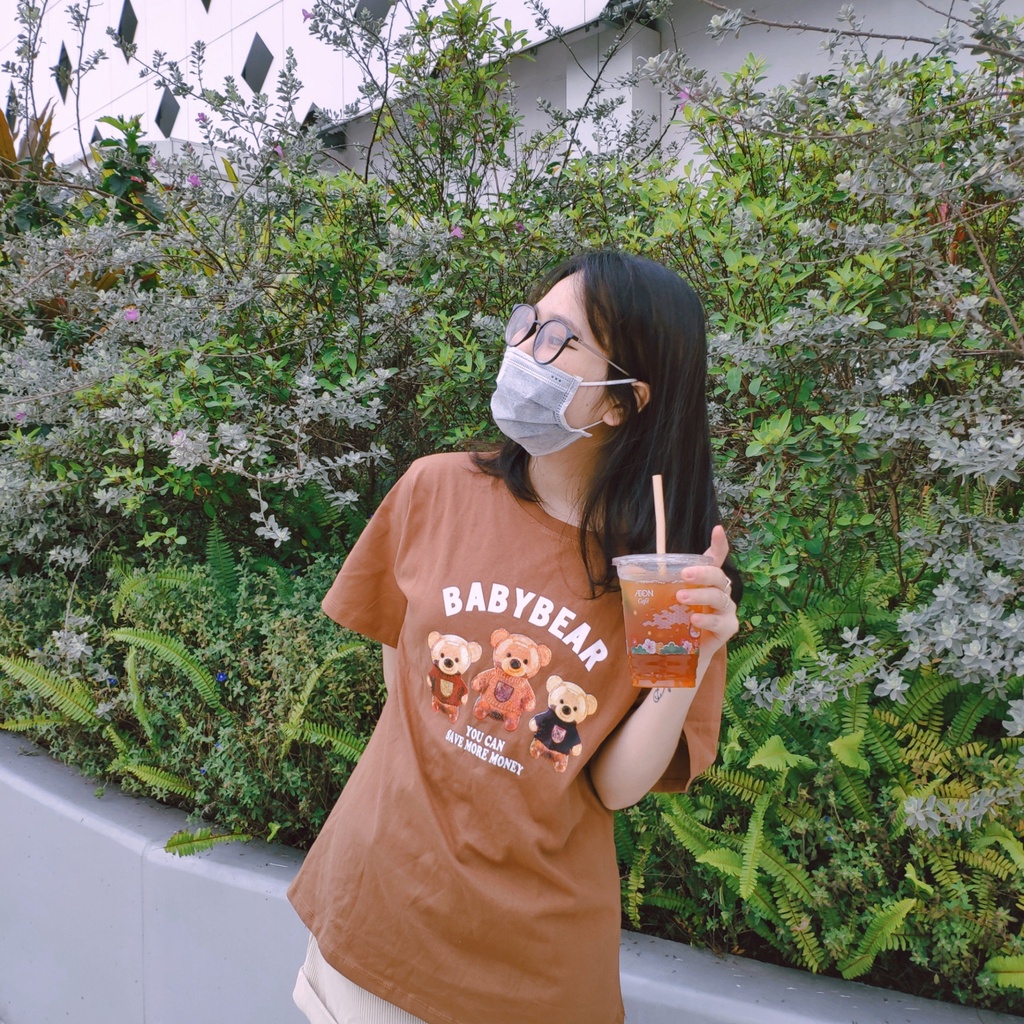 Áo phông nam nữ oversize tay lửng áo đôi in chữ Mon cá tính vải cotton khô cao cấp Quảng Châu hottrend mùa hè