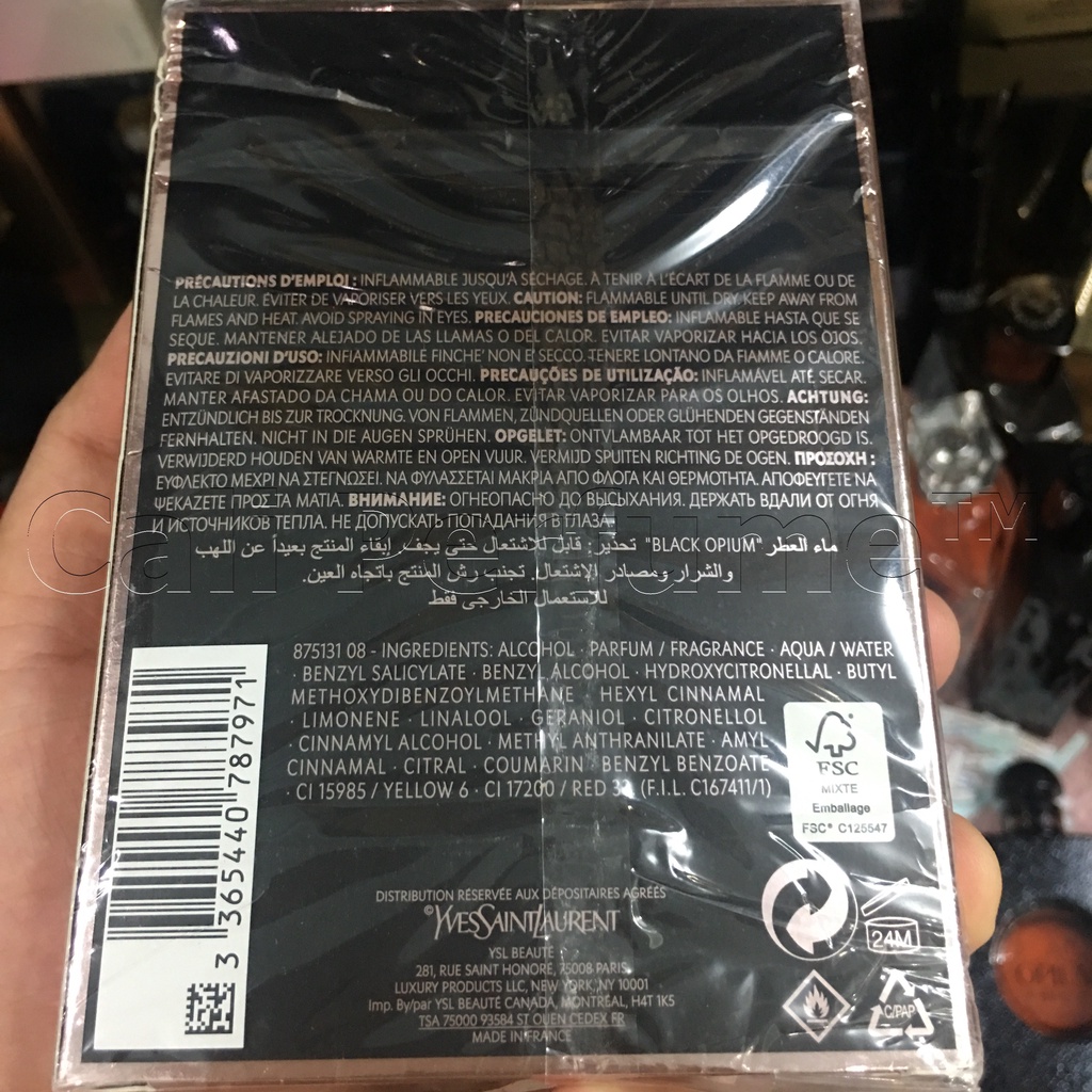 Nước Hoa Nữ Black Opium EDP