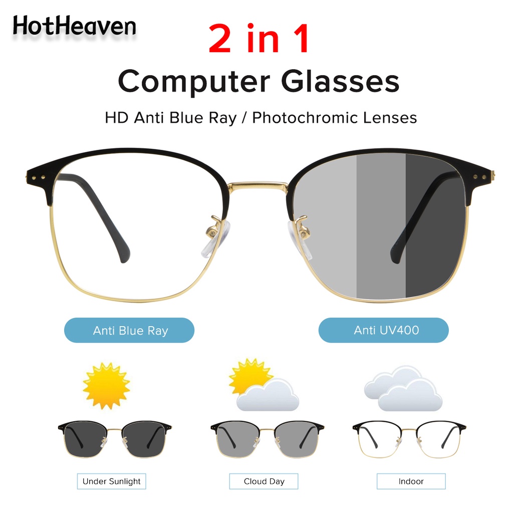 Kính Mát Máy Tính Chống Tia UV Bảo Vệ Toàn Diện 6 Kiểu Dáng Unisex