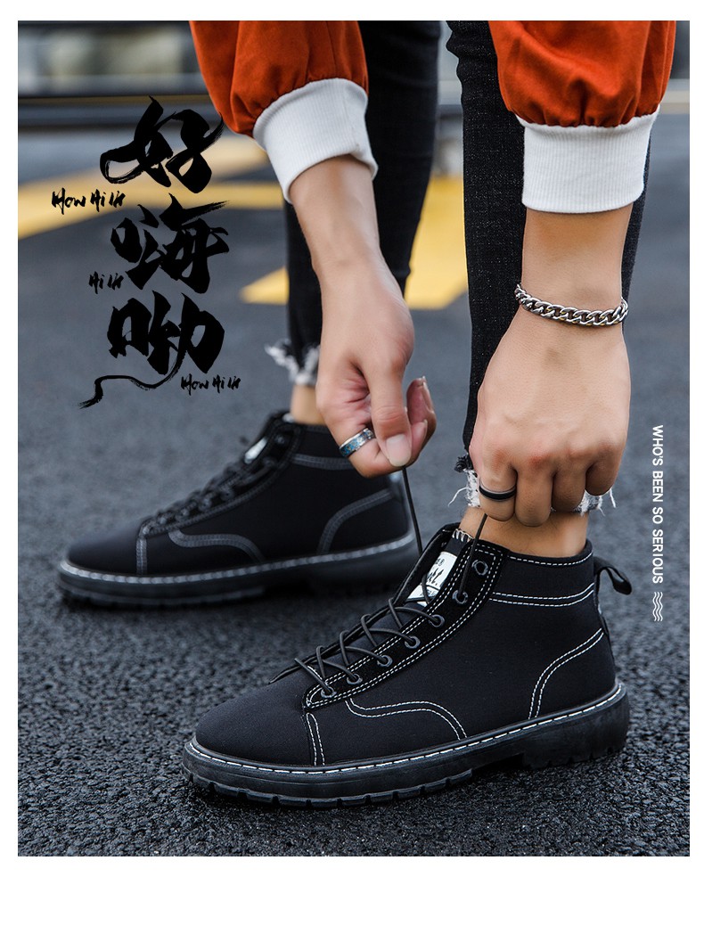 Giày Thể Thao Canvas Cổ Cao Dr. Martens Thời Trang Mùa Hè Phong Cách Anh Quốc Cho Nam 2021